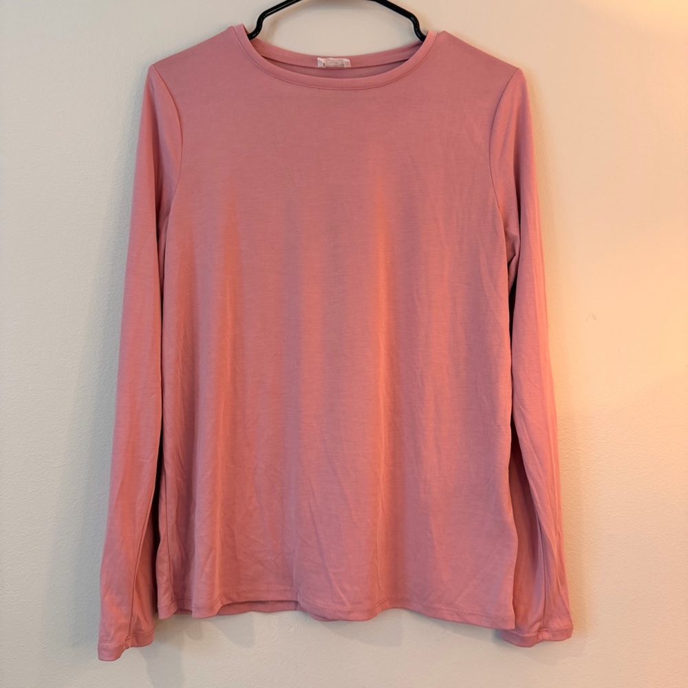 Cotton On Pink Long Sleeve Shirt